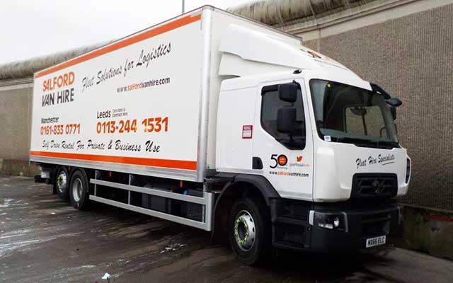 26T GVW 6x2 Rigid Box Van with Tail Lift