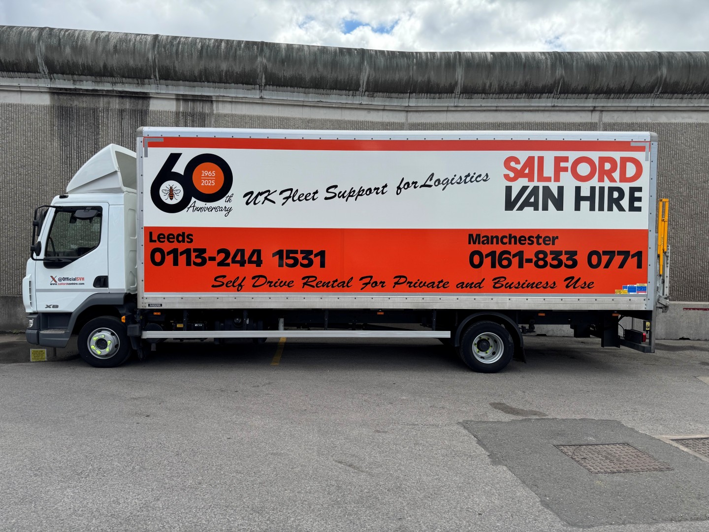 12T GVW Box Van with Tail Lift